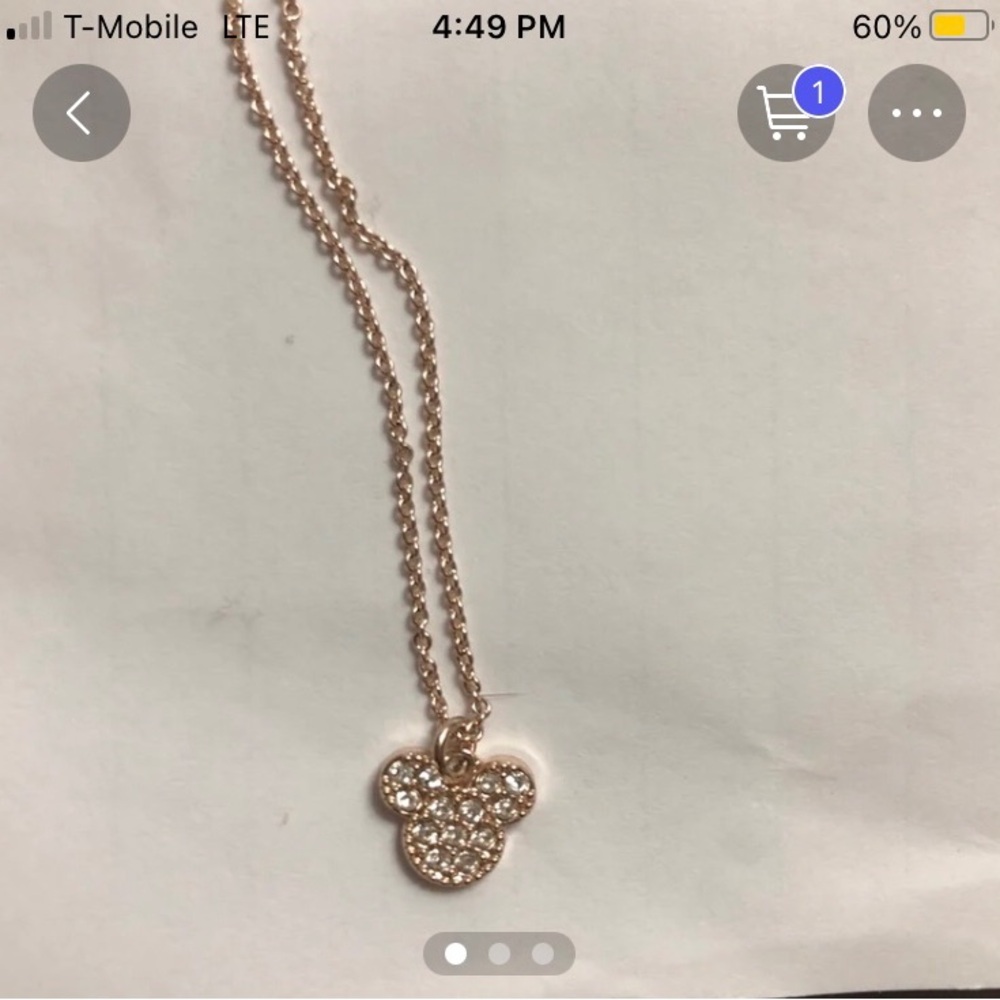 Mickey Mouse necklace